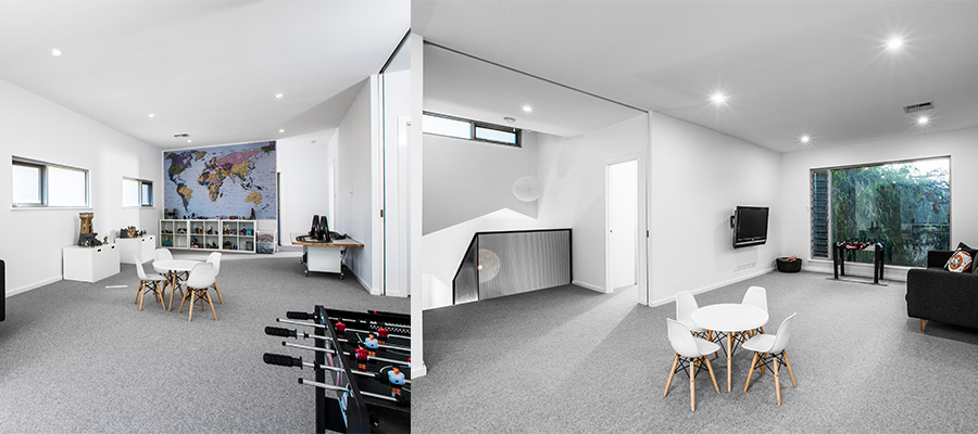 second storey addition upstairs playroom cottesloe