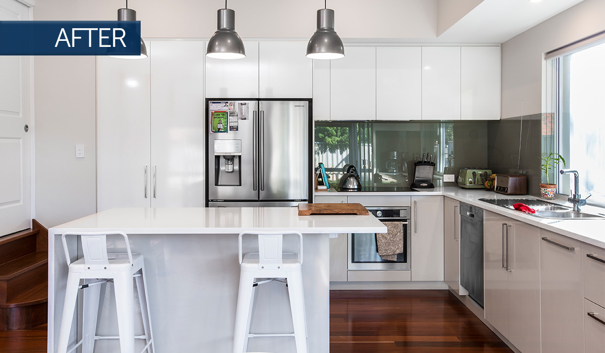 bayswater home renovation kitchen after