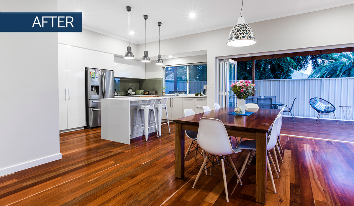 bayswater home renovation living after