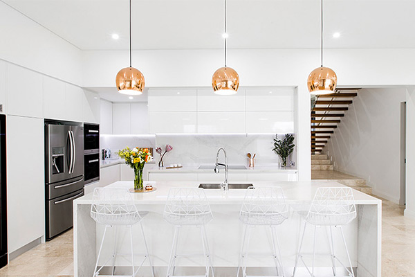 kitchen renovation using functional and stylish pendant lighting